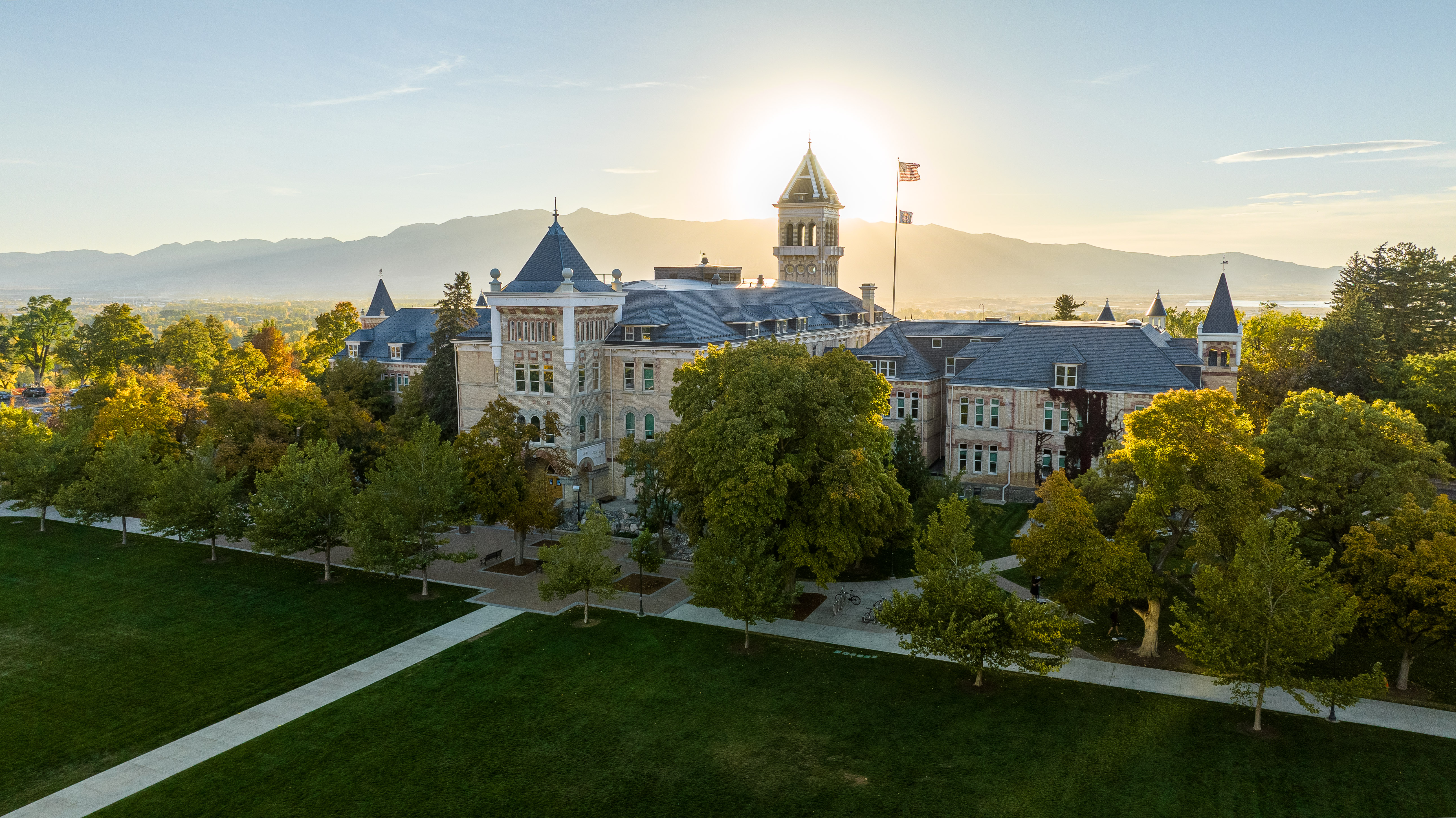 Old Main Campus Aerial View